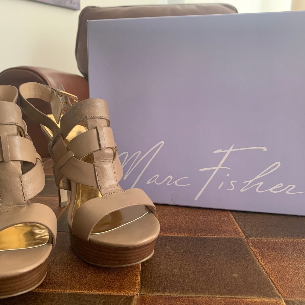 Heels, Marc Fisher, Tan, Summer, Spring